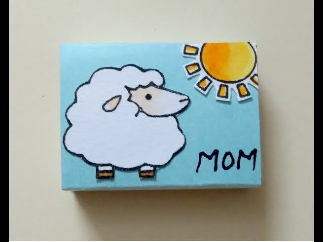 Matchbox Craft Idea, How to make a Matchbox Gift Box, DIY Mother's Day Gift, Mother's Day Craft Idea