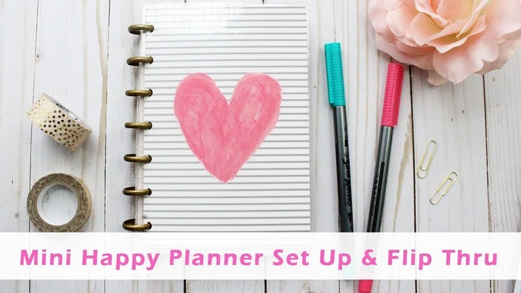 Mini Happy Planner Set Up & Flip Thru