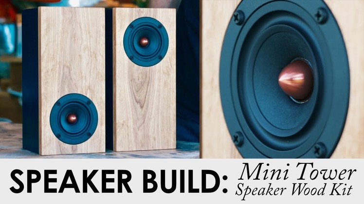 Mini Tower Desktop Speaker Kit | DIY Speaker Kit Build
