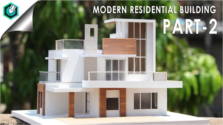 MODERN RESIDENTIAL BUILDING PART 2| How to make | EASY
