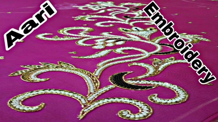 New design Aari embroidery | Pearl embroidery | Hand embroidery | zardoshi work