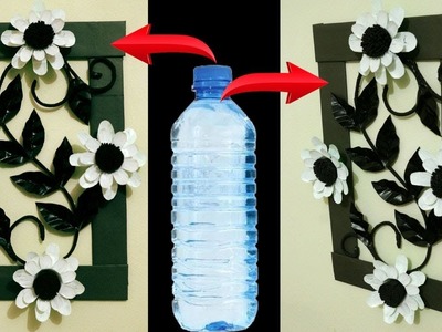 New DIY - Wall hanging from plastic bottles - Inspiring craft ideas using plastic bottles