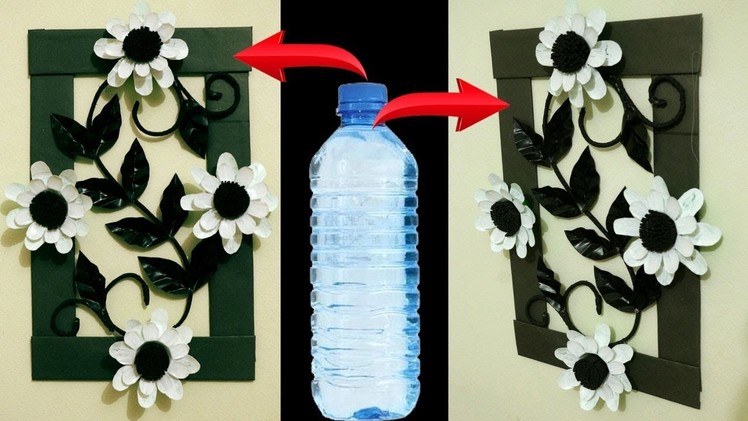 New DIY - Wall hanging from plastic bottles - Inspiring craft ideas using plastic bottles