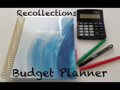 New Recollections Budget Planner - 18 months undated