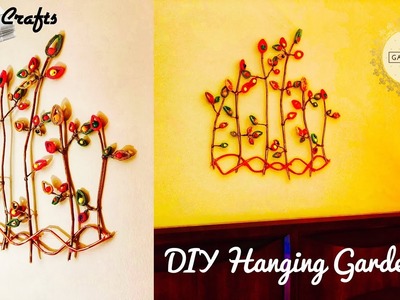 Newspaper crafts hanging | Wall hanging craft ideas easy | Diy wall hanging crafts | Newspaper Craft