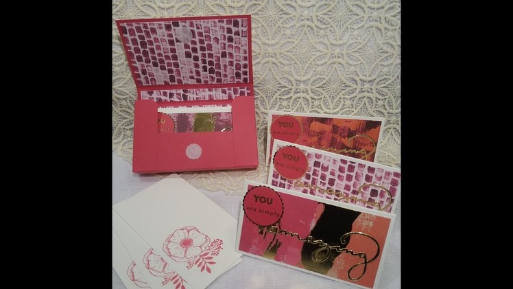 Note card set, Stampin up!