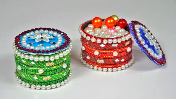 Old Bangles Reuse Ideas | Best Out of Waste | Jewellery Organizer with Waste Bangles