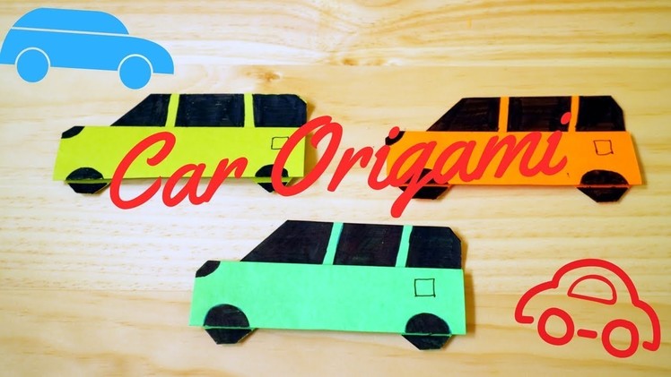 Origami car easy for kids