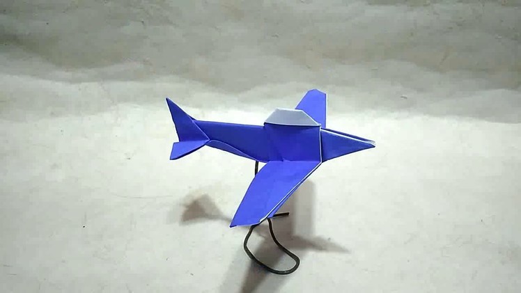 Origami Jet Aircraft Tutorial (Hadi Tahir)