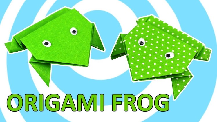 Origami Jumping Frog ????(Easy Tutorial for Kids)
