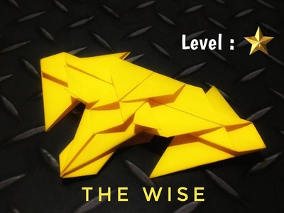 Origami Plane Papertoy - THE WISE - deyeight collection 2018