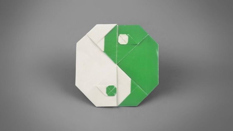 Origami: Yin Yang (Tai-chi symbol) - Instructions in English (BR)