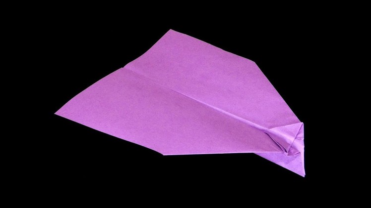 Paper airplane - bream glider (How to make a paper airplane, one of the best paper airplanes)