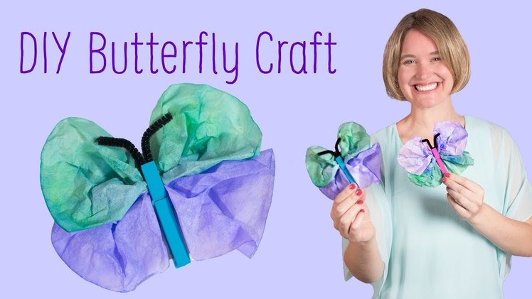 Paper Butterfly | Art and Craft for Kids