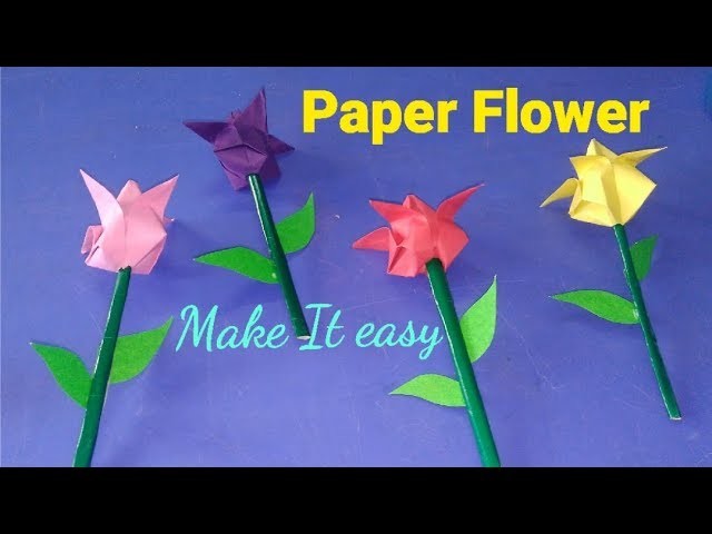 Paper Rose, Craft Work, kids Activity