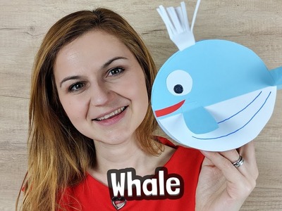 Paper Whale Craft for Kids