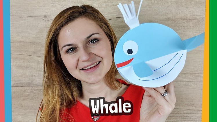 Paper Whale Craft for Kids