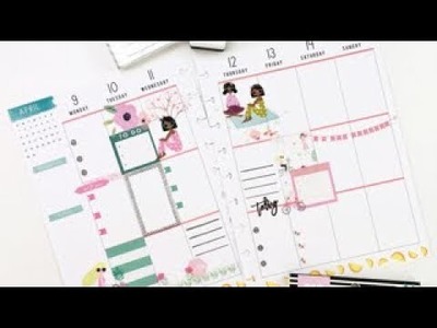 Plan With Me: April 9-15, 2018 [Classic Happy Planner® Stamps + Squad Goals Stickers How To]