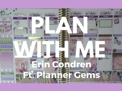 PLAN WITH ME. Erin Condren ft. Planner Gems!