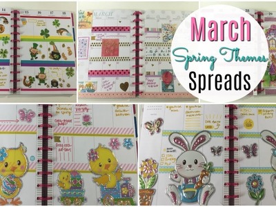 PLANNER | MARCH  MONTHLY & WEEKLY SPREADS | DOLLAR TREE