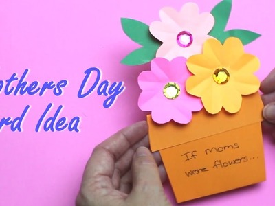 Pop Up Flower Card | Mothers Day Craft Idea