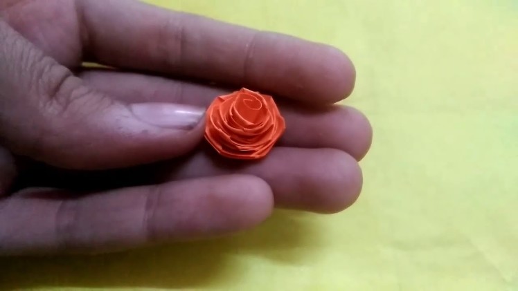 Quilling roses with 3mm strips