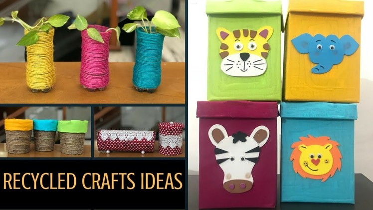 Recycled Craft Ideas - DIY Jewellery Box & Toy Storage Box