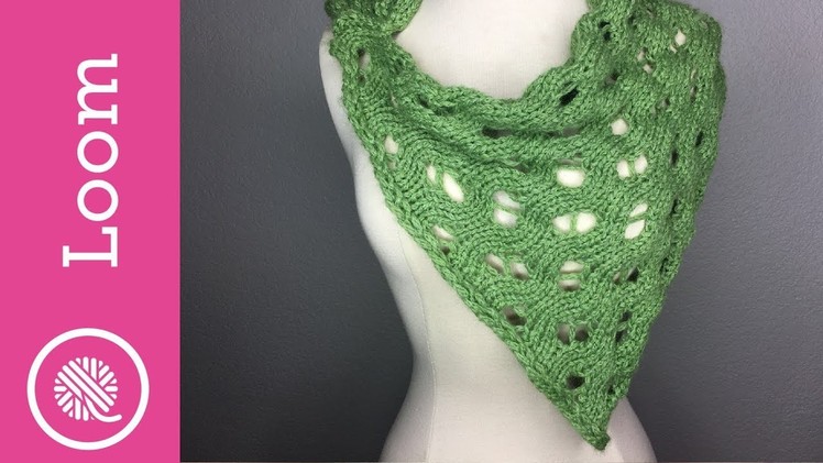 Rolling Waves Loom Knit Cowl (CC)