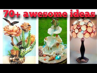 Seashell craft ideas for room decoration | DIY | latest unique and awesome ideas