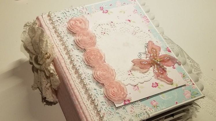 Shabby Romance & Roses Mini Album for Nitwit Collections