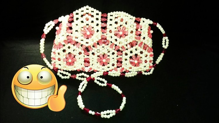 পুতির ব্যাগ.How to make beaded baby bag.beaded craft.putir kaj