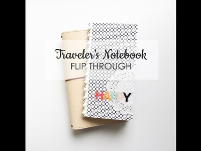 Traveler's Notebook Flip Through
