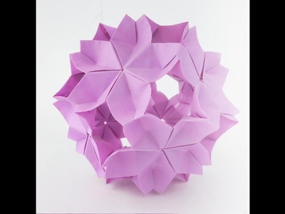 Tutorial for Origami Sakura Kusudama