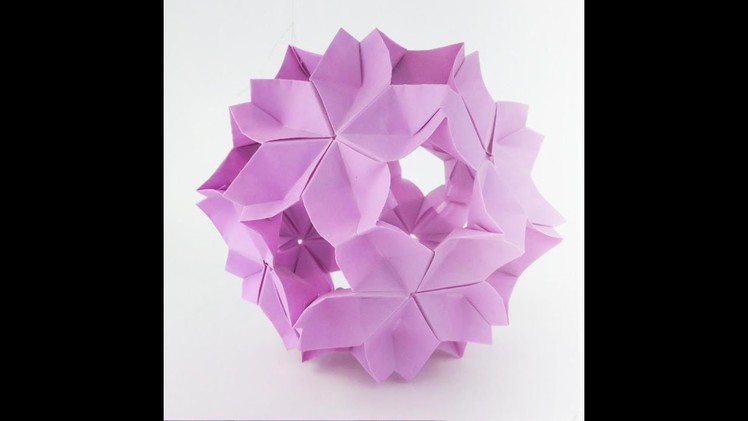 Tutorial for Origami Sakura Kusudama