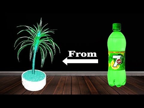 7up এর খালি বোতল দিয়ে চমৎকার খেজুর গাছ | DIY Plastic Bottle Art and Craft, Origami