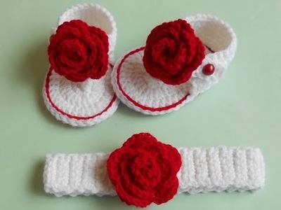 Baby Crochet Flip Flops Sandal Tutorial