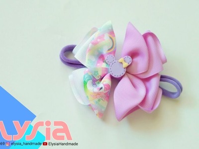 Baby Headband Ideas : Laço Livia ???? Livia #Ribbon Bow Headband ???? DIY by Elysia Handmade