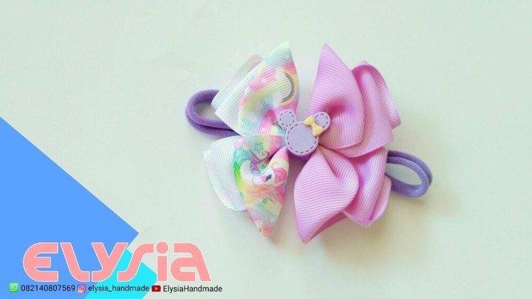 Baby Headband Ideas : Laço Livia ???? Livia #Ribbon Bow Headband ???? DIY by Elysia Handmade
