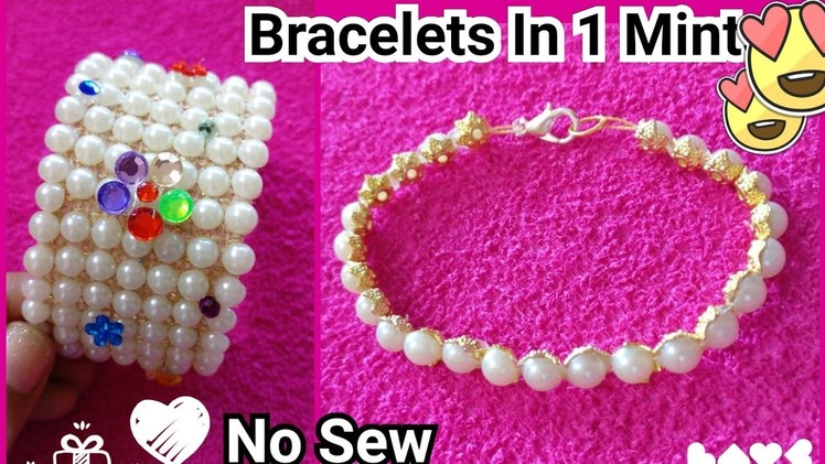 Bracelets From Sticker In One Mint | No Sew || DIY Bracelets