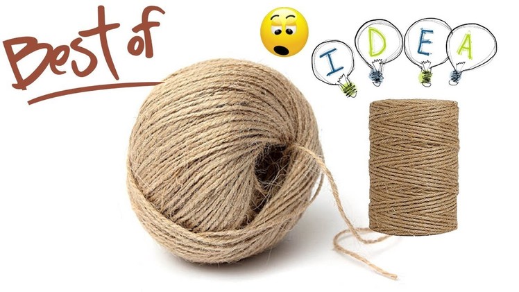 Craft with jute rope | Best craft ideas | DIY arts and crafts | DIY jute rope