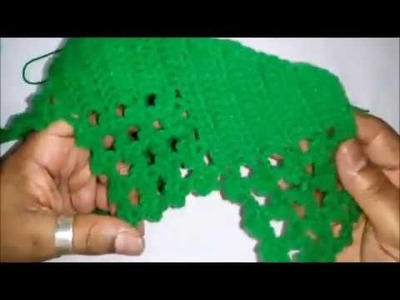 Crochet beautiful border design in Hindi |Crochet lace patterns | crosia design banaye