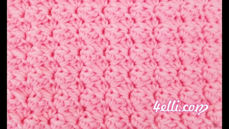 Crochet Sedge Stitch Tutorial (EN)