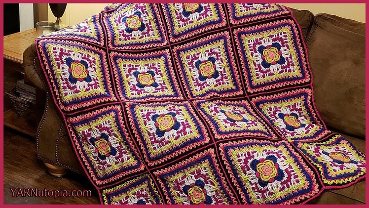 Crochet Tutorial: Colorful Visions Afghan
