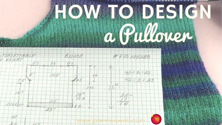Designing Knits Pullover - How To Design a  Knitted Pullover Sweater