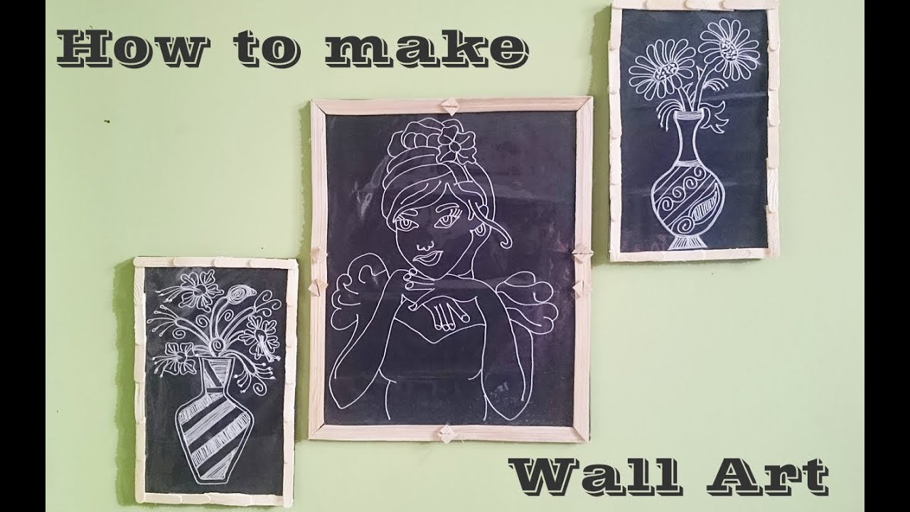 DIY Awesome Wall Art Portrait with Nylon thread and Cotton cloth
