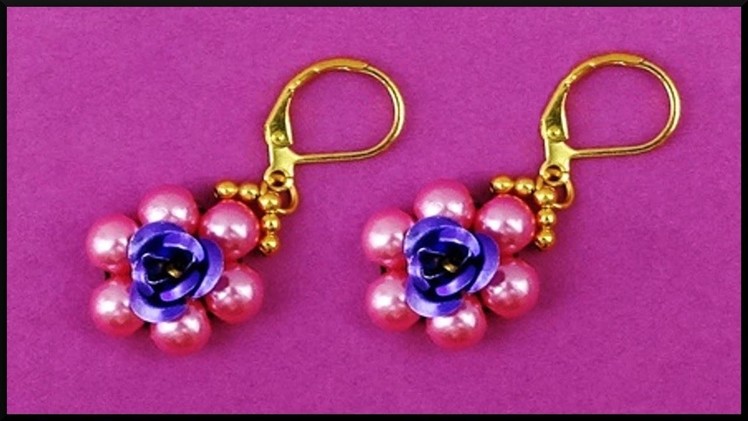 DIY | Blumen Perlen Ohrringe | Easy Beaded Flower Earrings | Summer Beadwork Jewelry