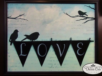 DIY Canvas Painting with Stencils and Acrylic Paints