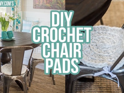 DIY Chunky Crochet Chair Pad Tutorial
