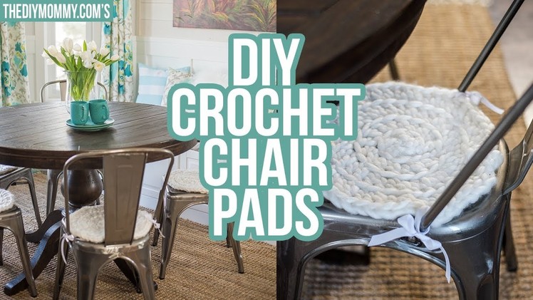 DIY Chunky Crochet Chair Pad Tutorial