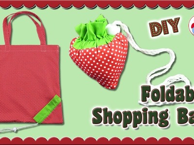 DIY | Foldable Shopping Bag 'Strawberry' • Sami Dolls Tutorials